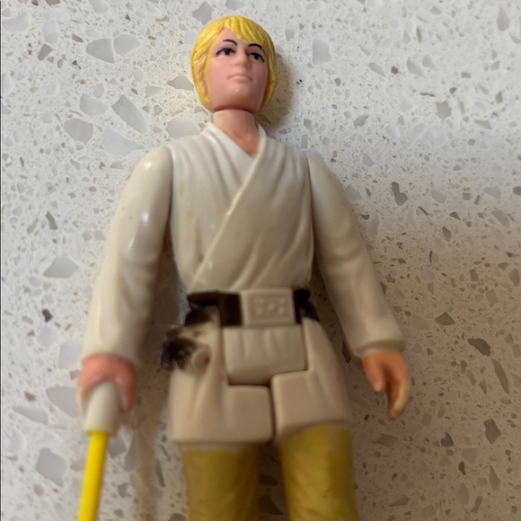 Star Wars Vintage 1977 Luke Skywalker Yellow Hair Complete Saber - Picture 2 of 6